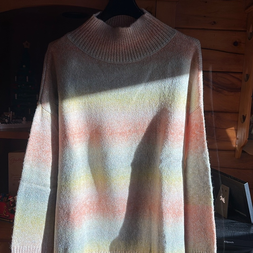 INC pastel sweater